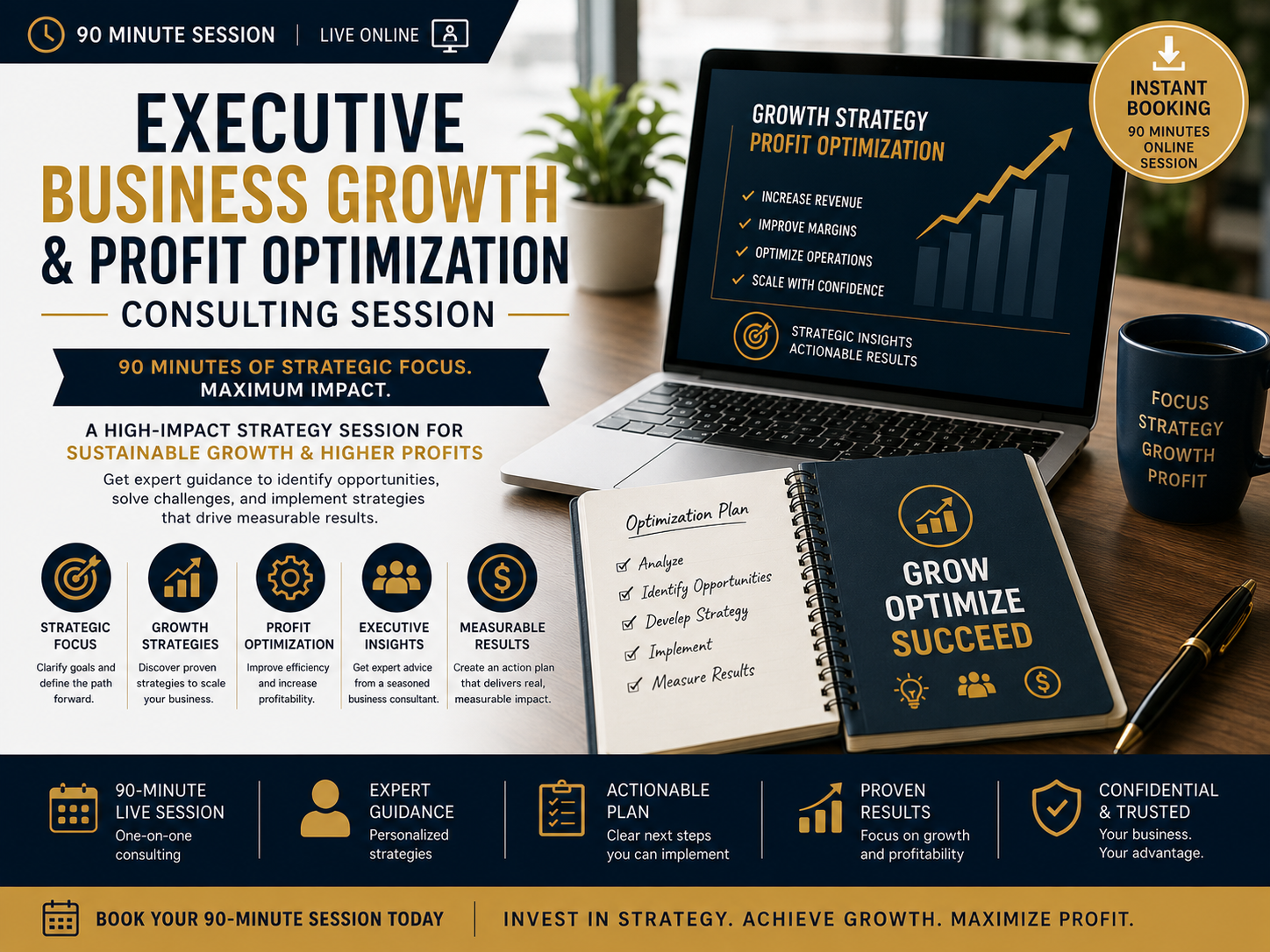 Executive Business Growth & Profit Optimization Consulting Session (90 Minutes)