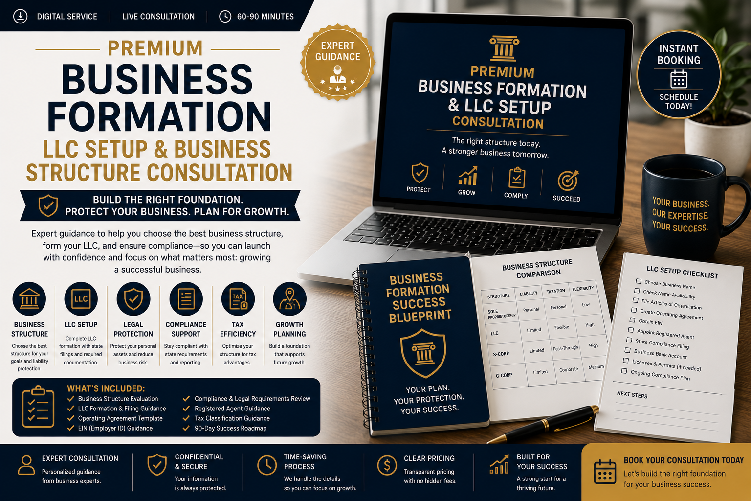 Premium Business Formation, LLC Setup & Business Structure Consultation